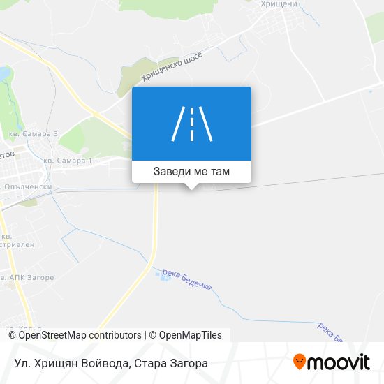 Ул. Хрищян Войвода карта