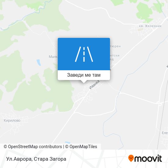 Ул.Аврора карта