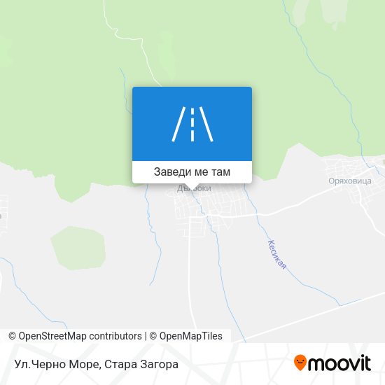 Ул.Черно Море карта