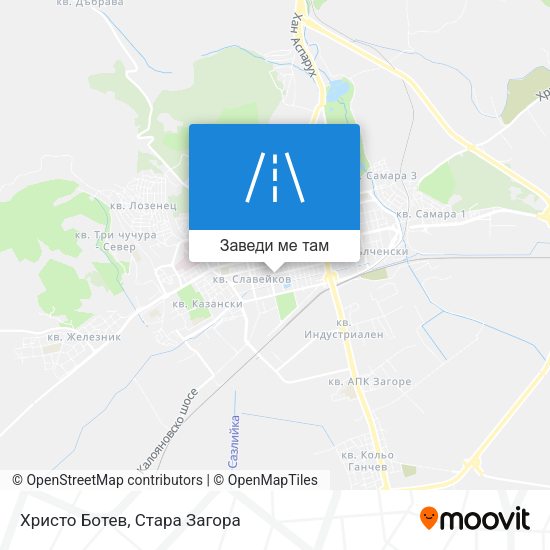 Христо Ботев карта