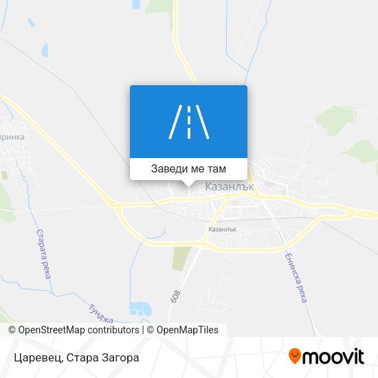 Царевец карта