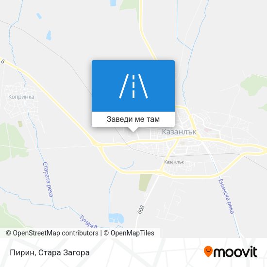 Пирин карта