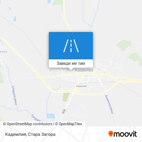 Кадемлия карта