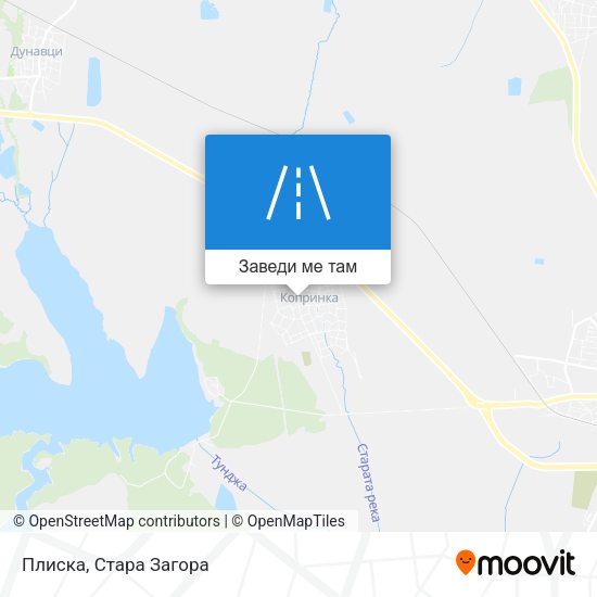 Плиска карта