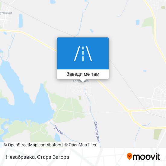 Незабравка карта