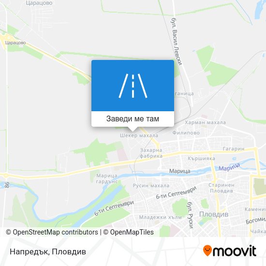 Напредък карта