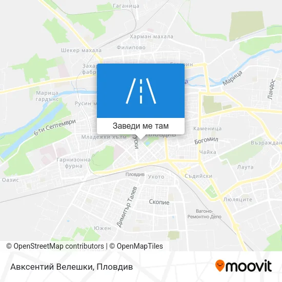 Авксентий Велешки карта