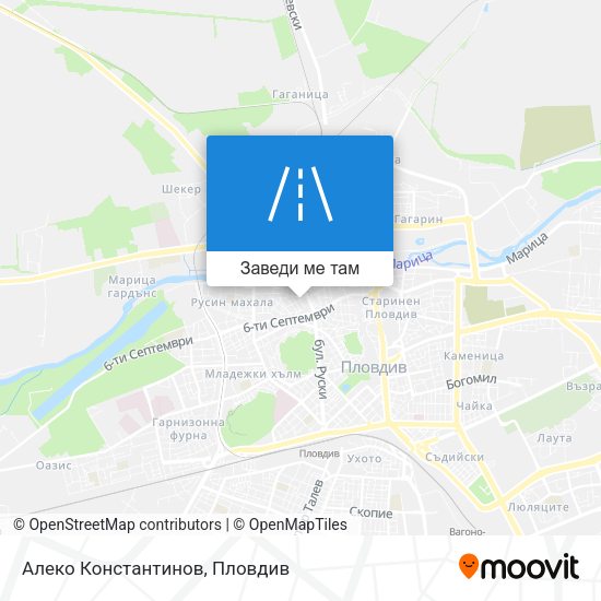 Алеко Константинов карта
