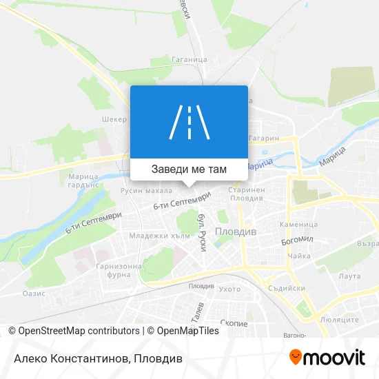Алеко Константинов карта