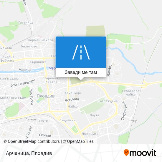 Арчаница карта