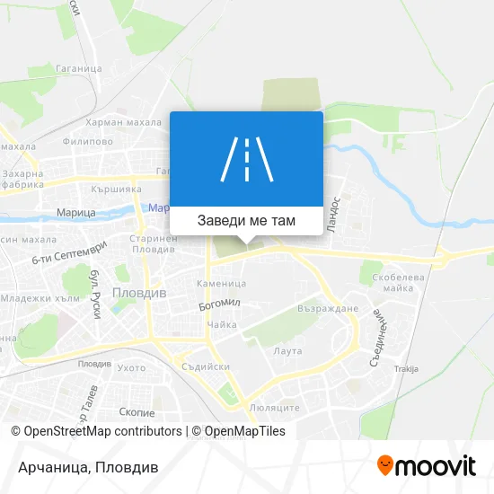 Арчаница карта