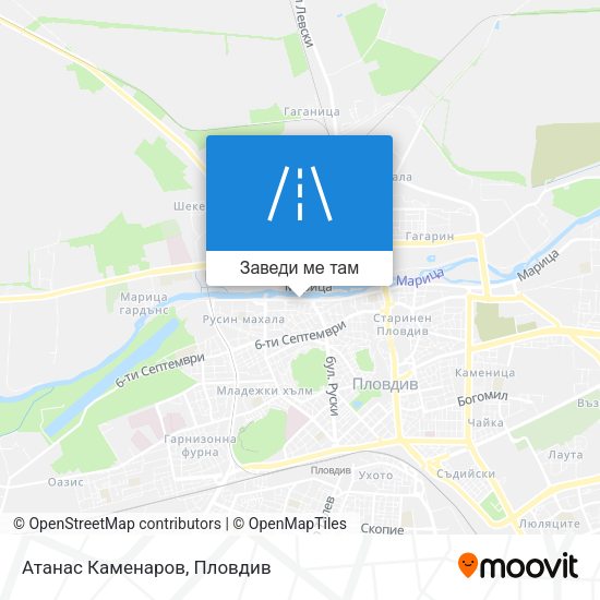 Атанас Каменаров карта