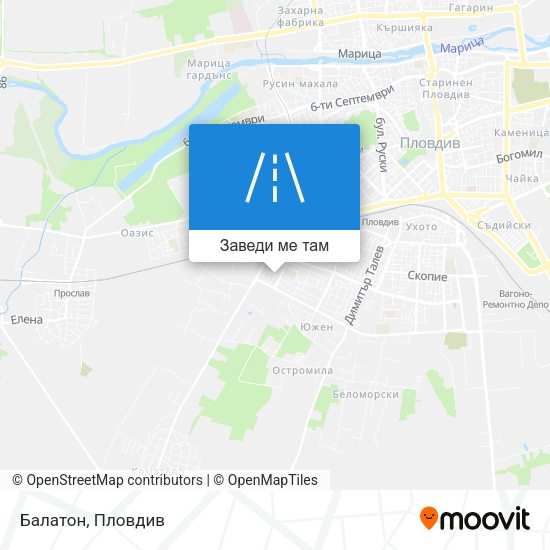 Балатон карта