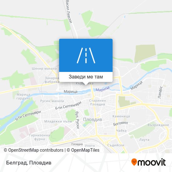 Белград карта