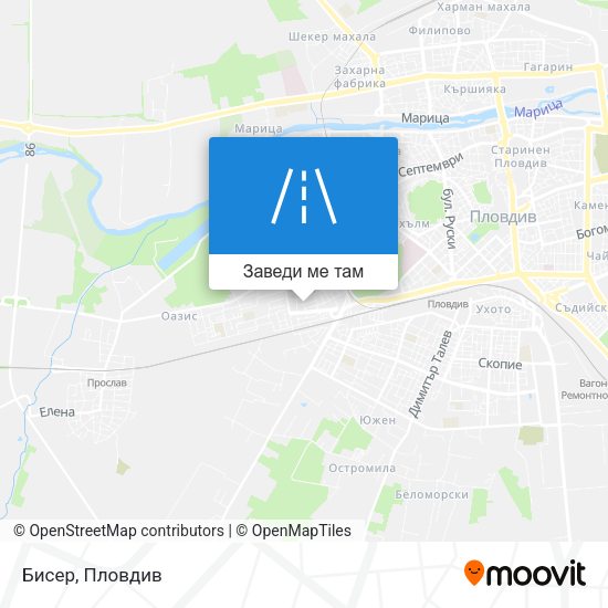 Бисер карта