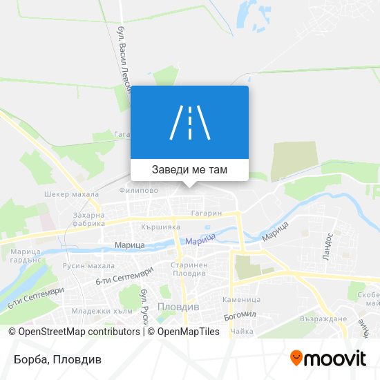Борба карта