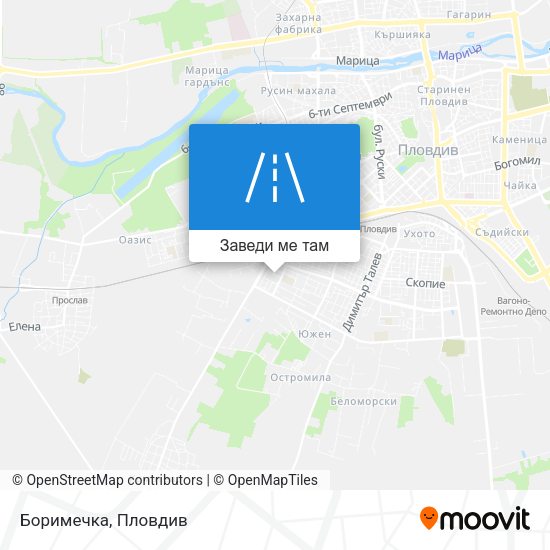 Боримечка карта