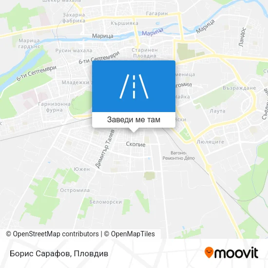 Борис Сарафов карта