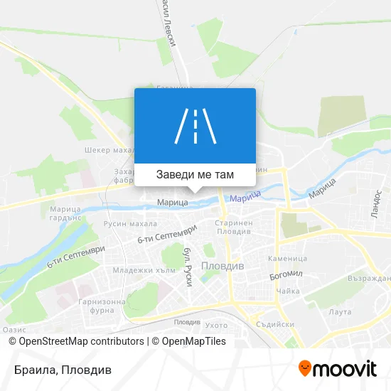 Браила карта