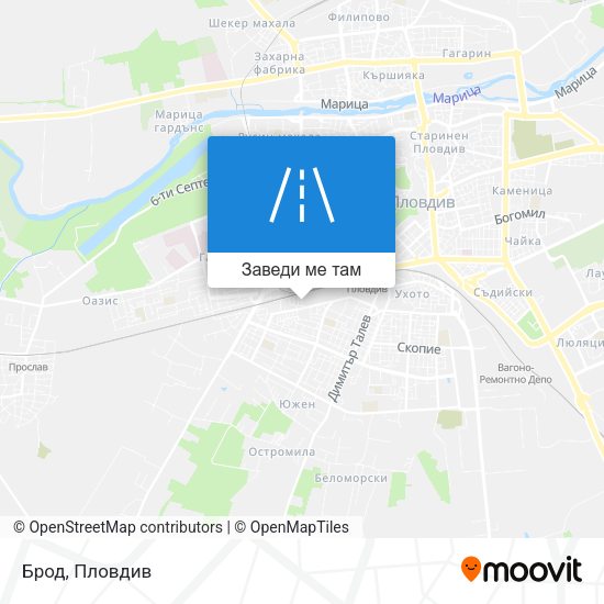 Брод карта
