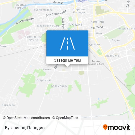 Бугариево карта