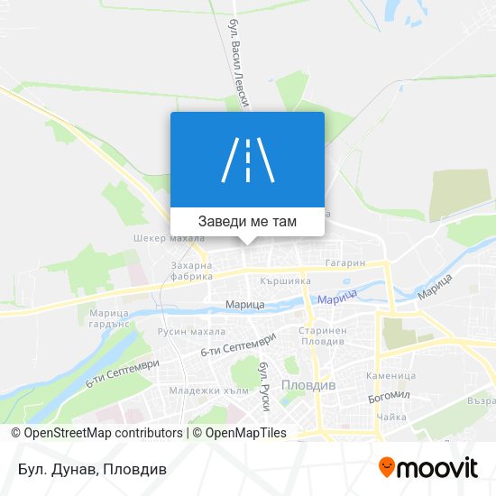 Бул. Дунав карта