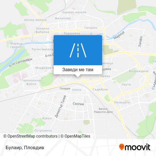 Булаир карта
