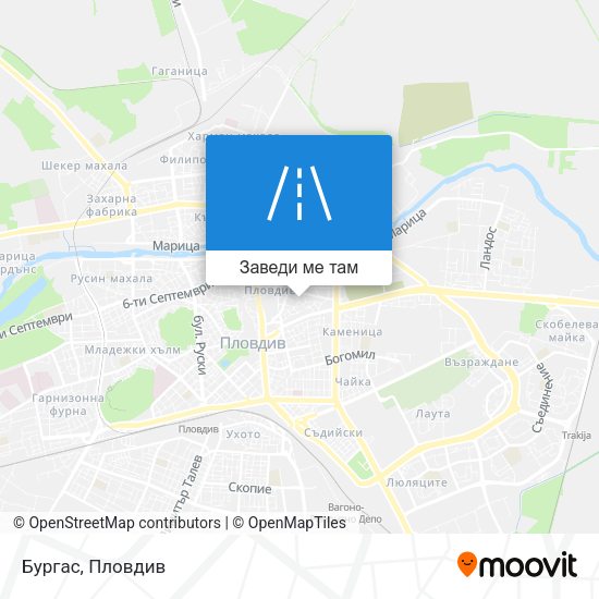 Бургас карта