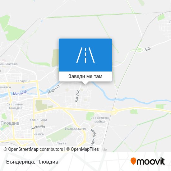 Бъндерица карта