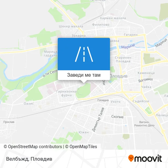 Велбъжд карта