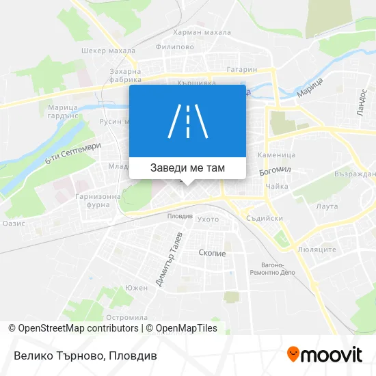 Велико Търново карта