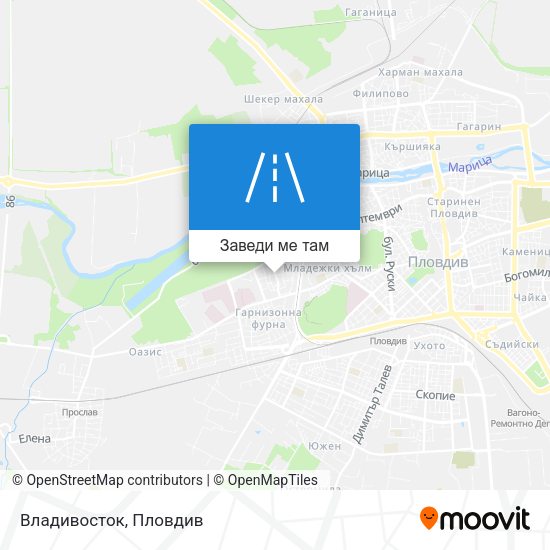 Владивосток карта