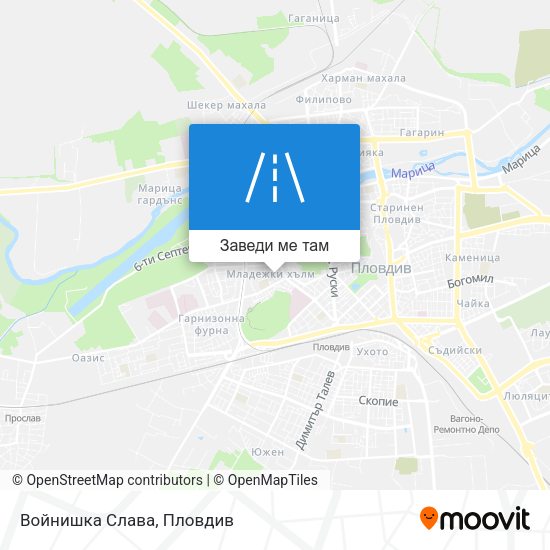 Войнишка Слава карта