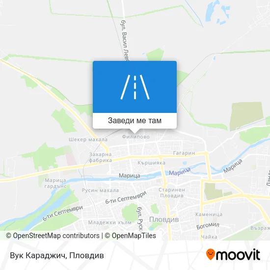 Вук Караджич карта