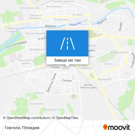 Гевгели карта