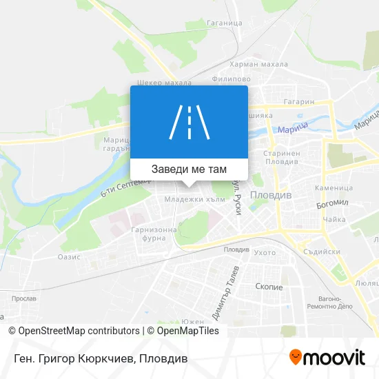 Ген. Григор Кюркчиев карта
