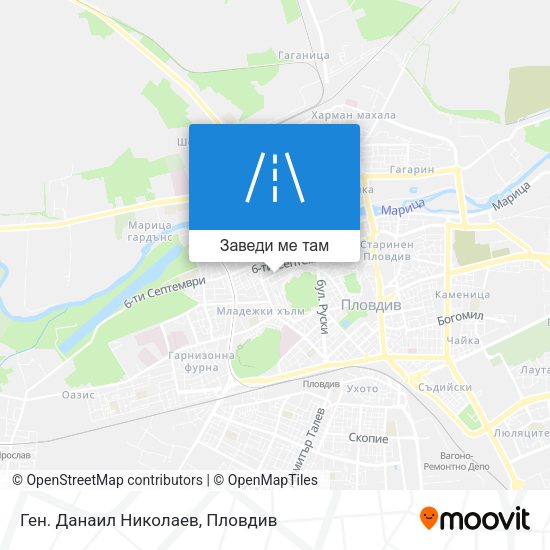 Ген. Данаил Николаев карта