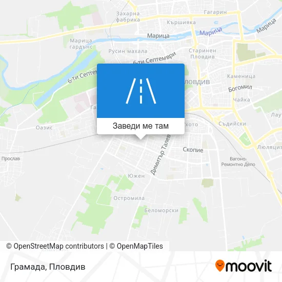 Грамада карта