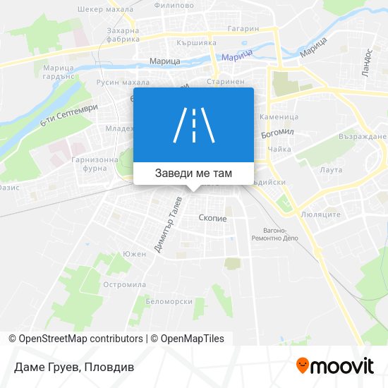 Даме Груев карта