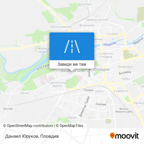 Данаил Юруков карта