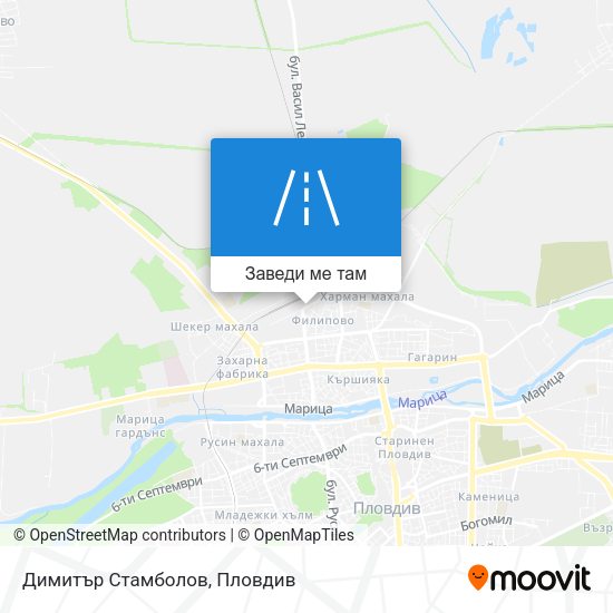 Димитър Стамболов карта