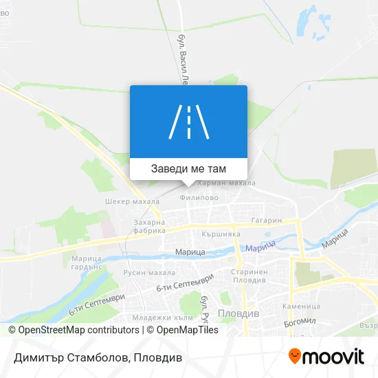 Димитър Стамболов карта