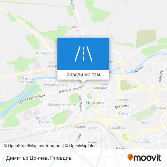 Димитър Цончев карта