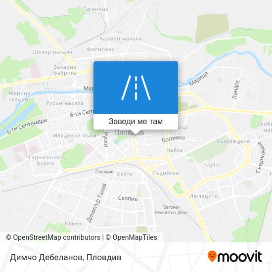 Димчо Дебеланов карта