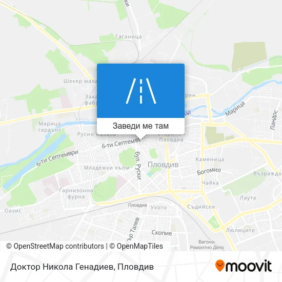 Доктор Никола Генадиев карта