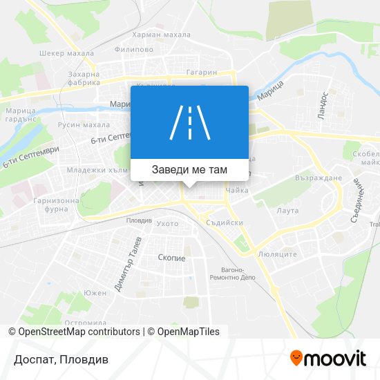 Доспат карта