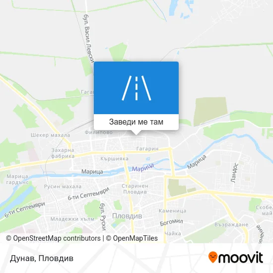 Дунав карта