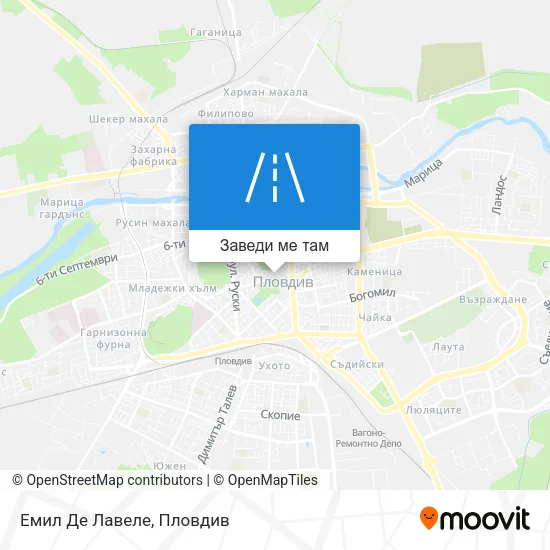 Емил Де Лавеле карта