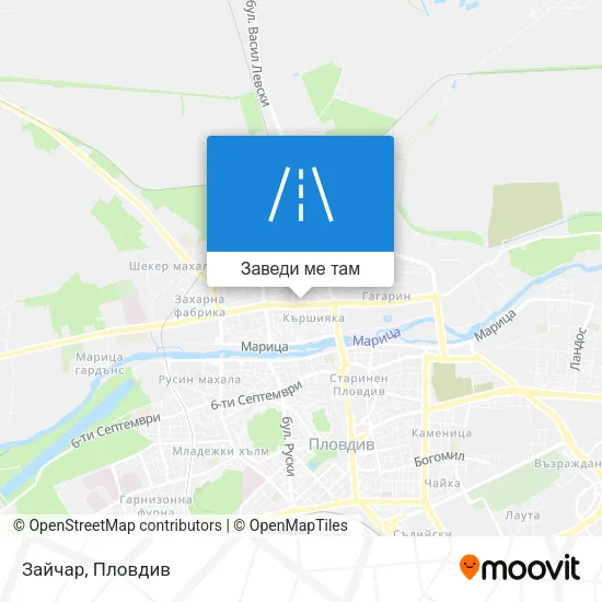 Зайчар карта
