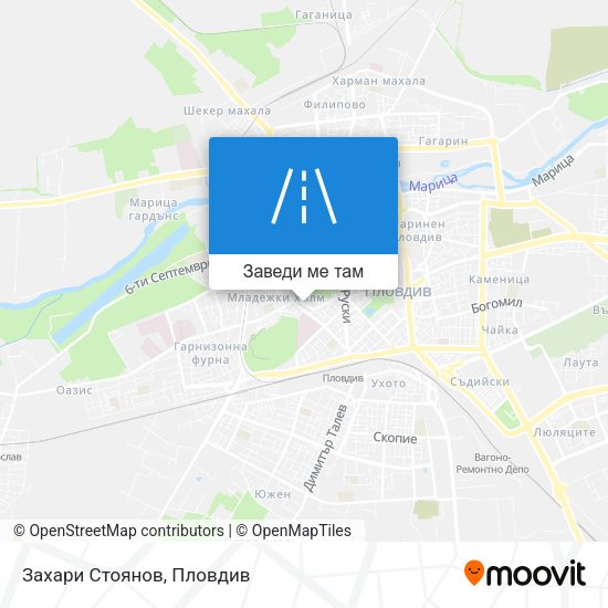 Захари Стоянов карта